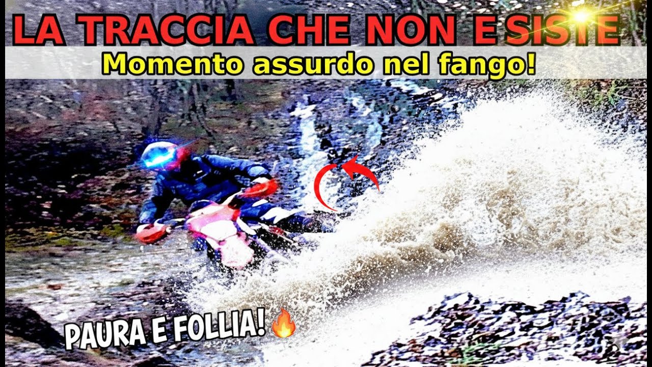 👇LA TRACCIA CHE NON ESISTE😅– Momento Assurdo nel Fango in Enduro