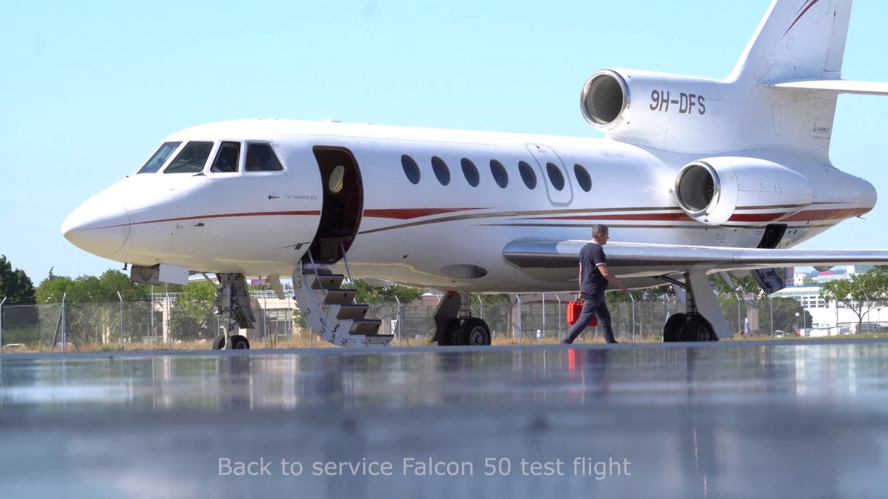 Test Flight Falcon 50