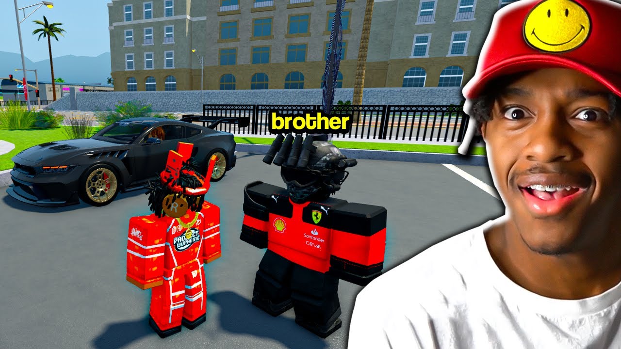 I TAUGHT MY LITTLE BROTHER HOW TO PLAY ROBLOX DRIVING EMPIRE