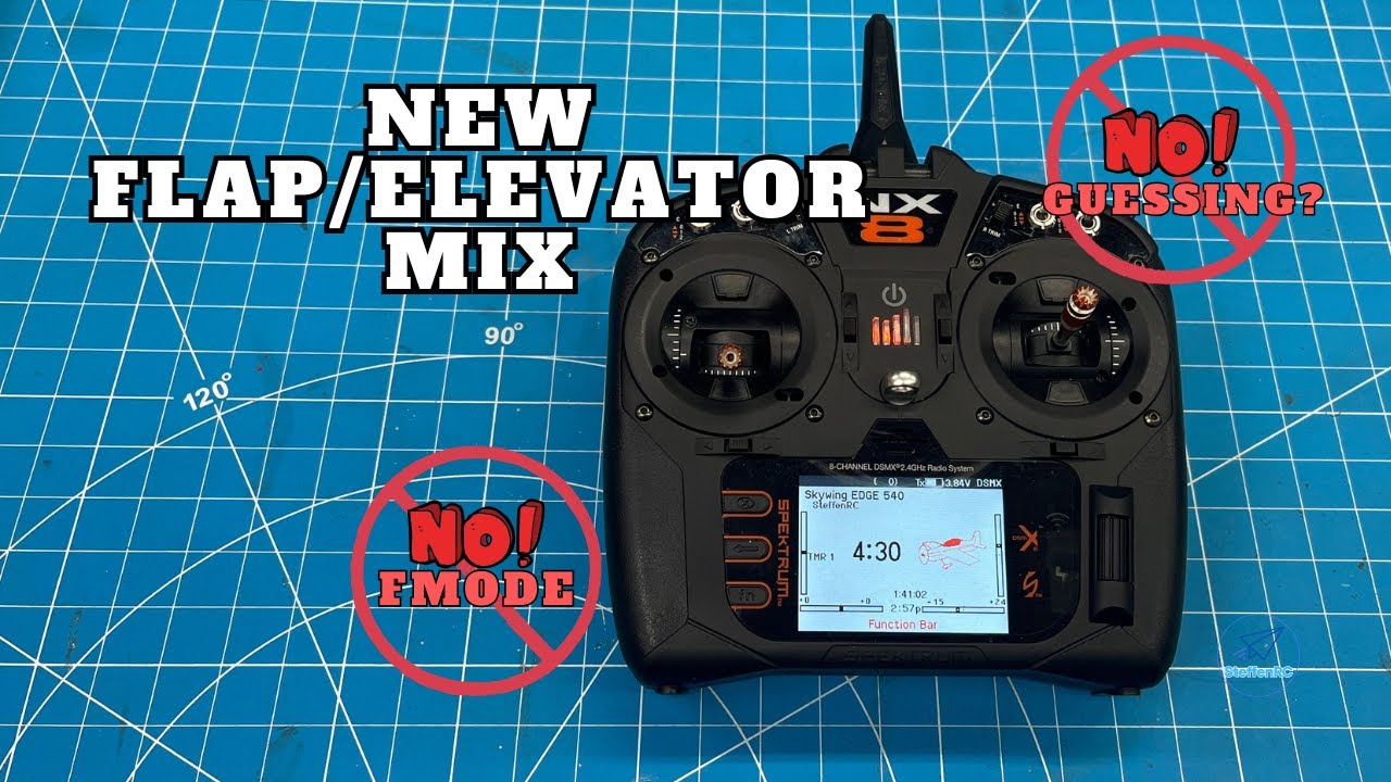 How to Set Up Flap & Elevator Mixing with Spektrum OTF – Easy Guide for RC Pilots