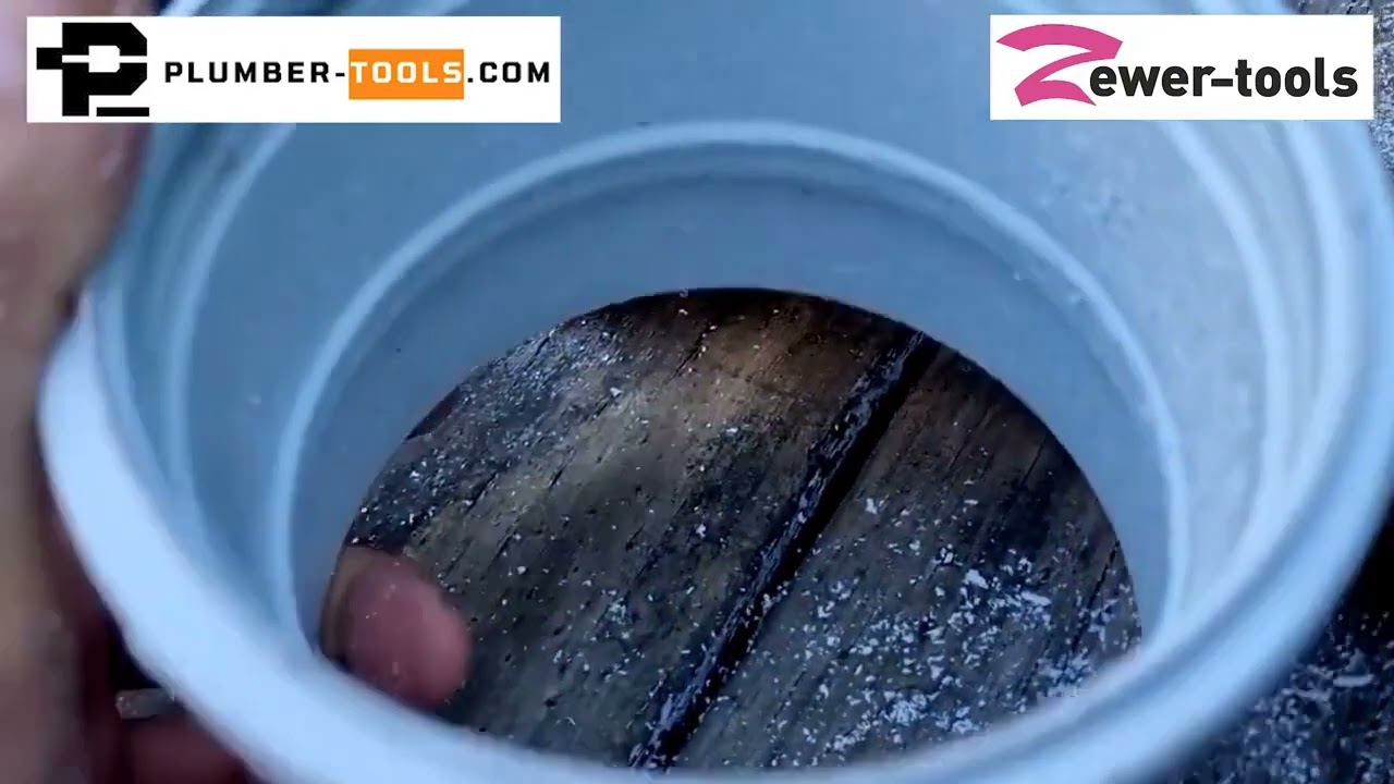 Utilisation d'une chaîne en fonte dans un tuyau en PVC