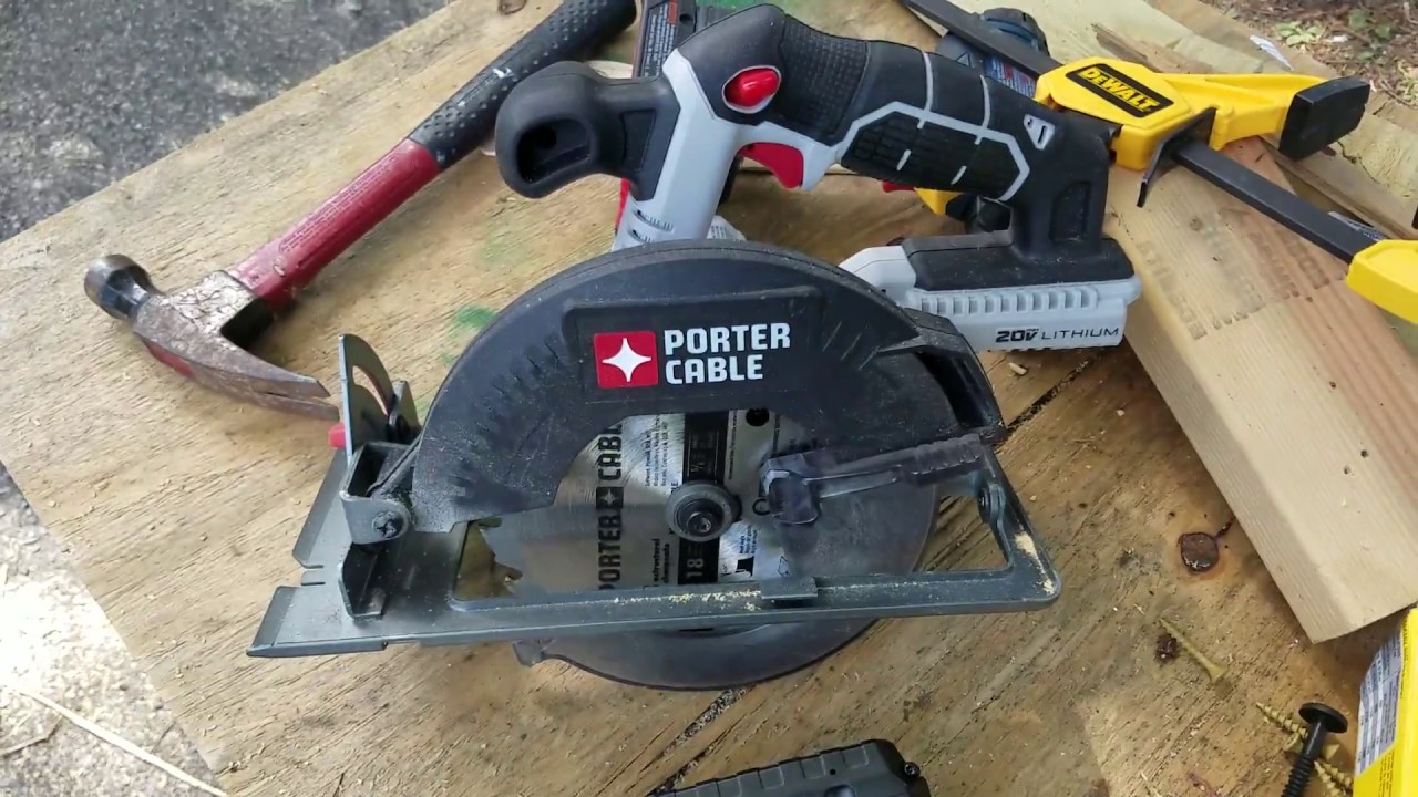 Porter-Cable 20v 6 1/2 inch Cordless Circular Saw Weekend Update (P660B)