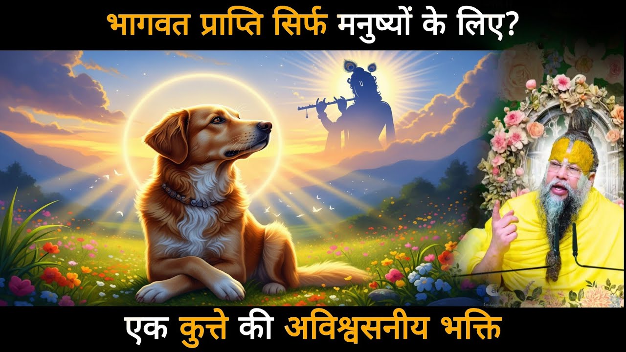 भागवत प्राप्ति सिर्फ मनुष्यों के लिए? एक कुत्ते की अविश्वसनीय भक्ति