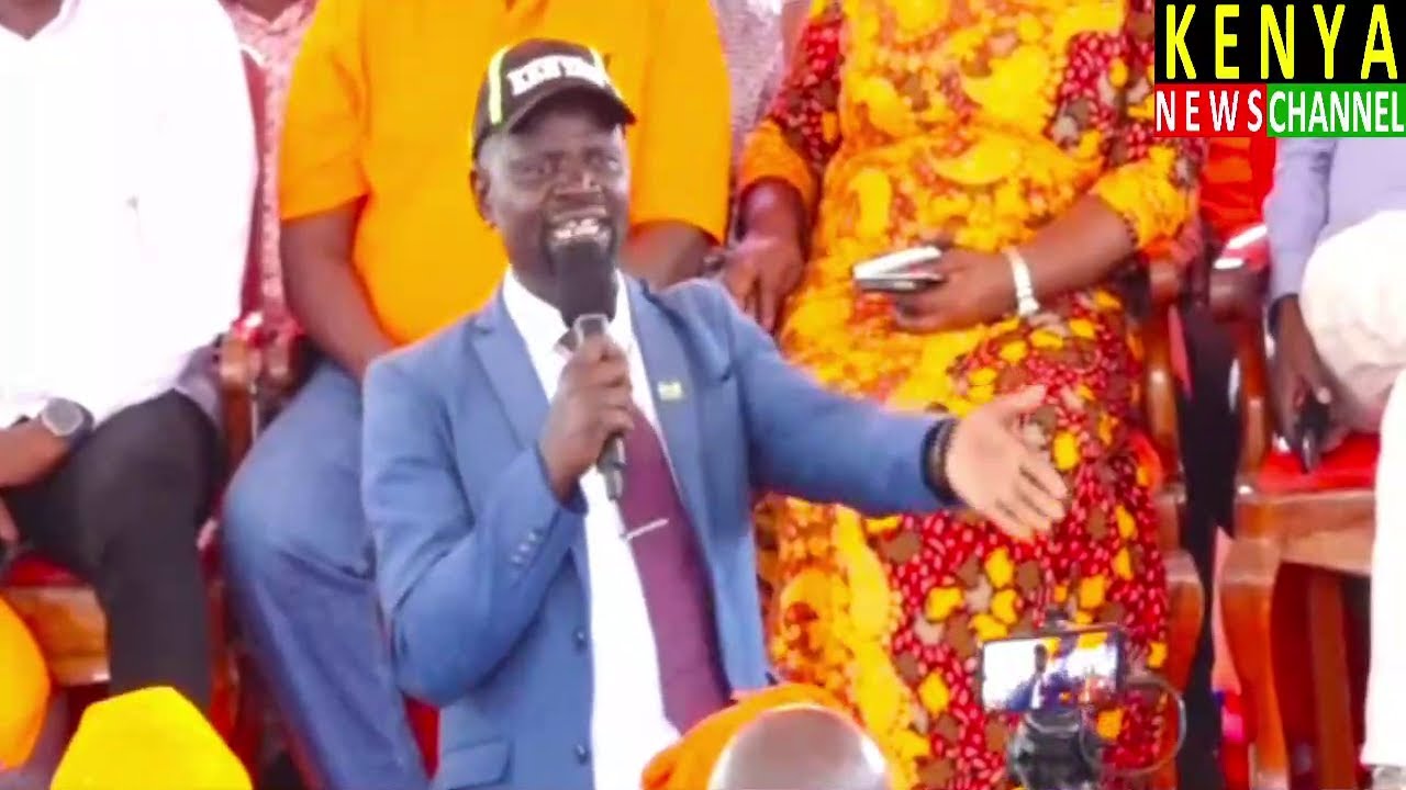 Comedian Arap Moi imitates Ruto & Raila at ODM Convention in Kakamega