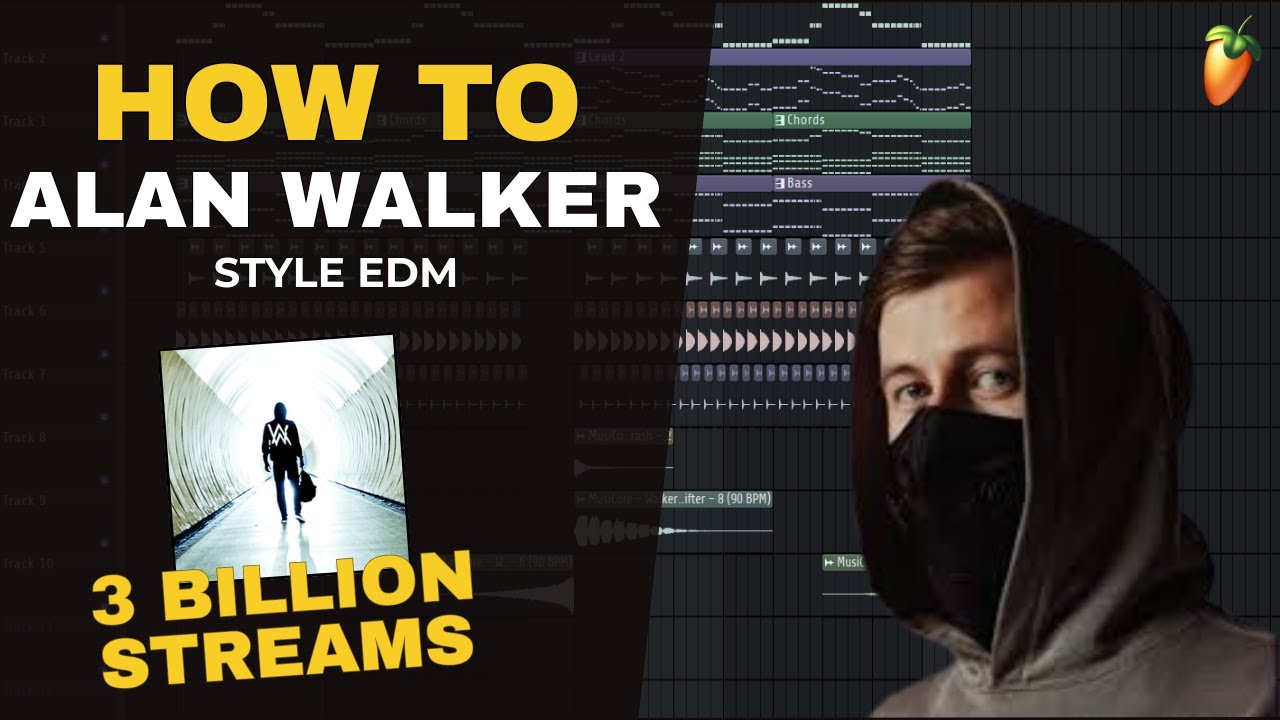 How to Make EDM like Alan Walker 🔥 | Free Flp | FL Studio | Faded Remake