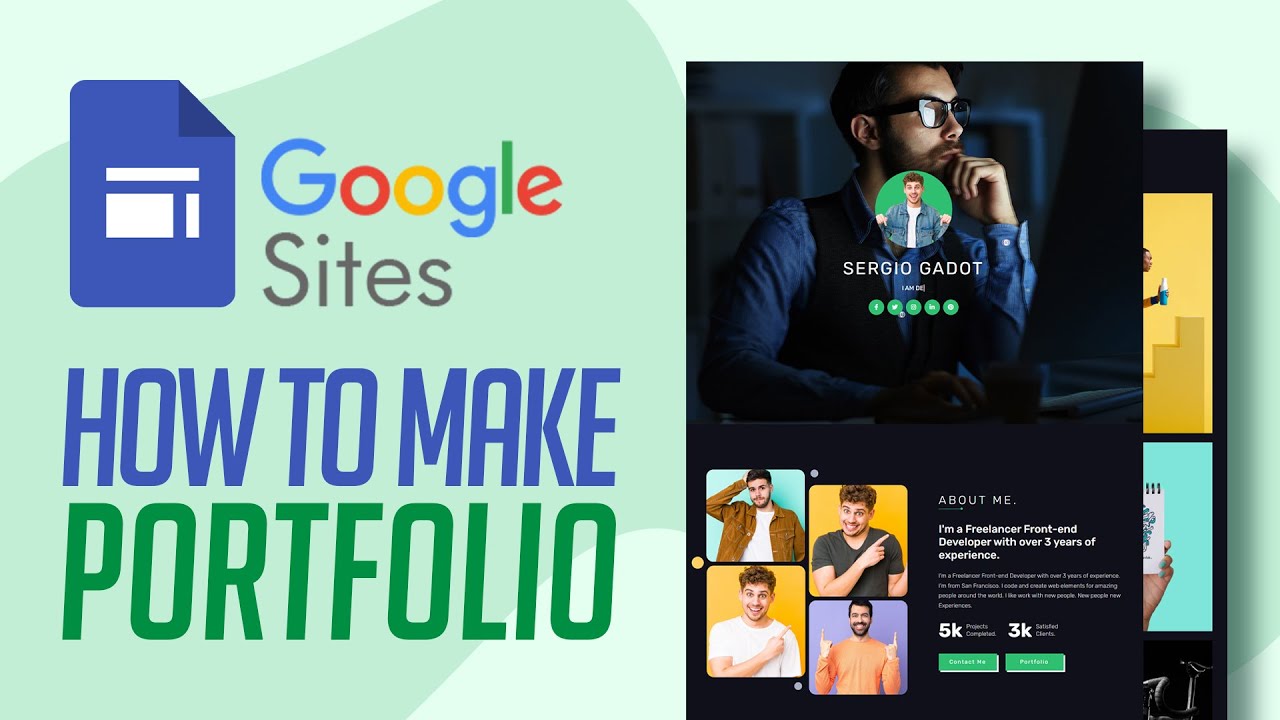 How to Use Google Sites to Make a Portfolio (2026) Tutorial For Beginners