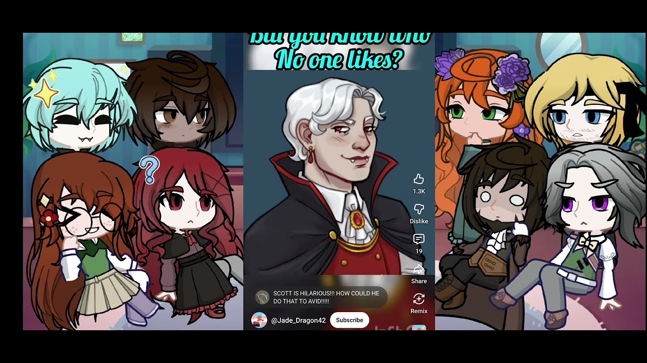 Gacha life VSMP reacts to themselves (Re-upload)
