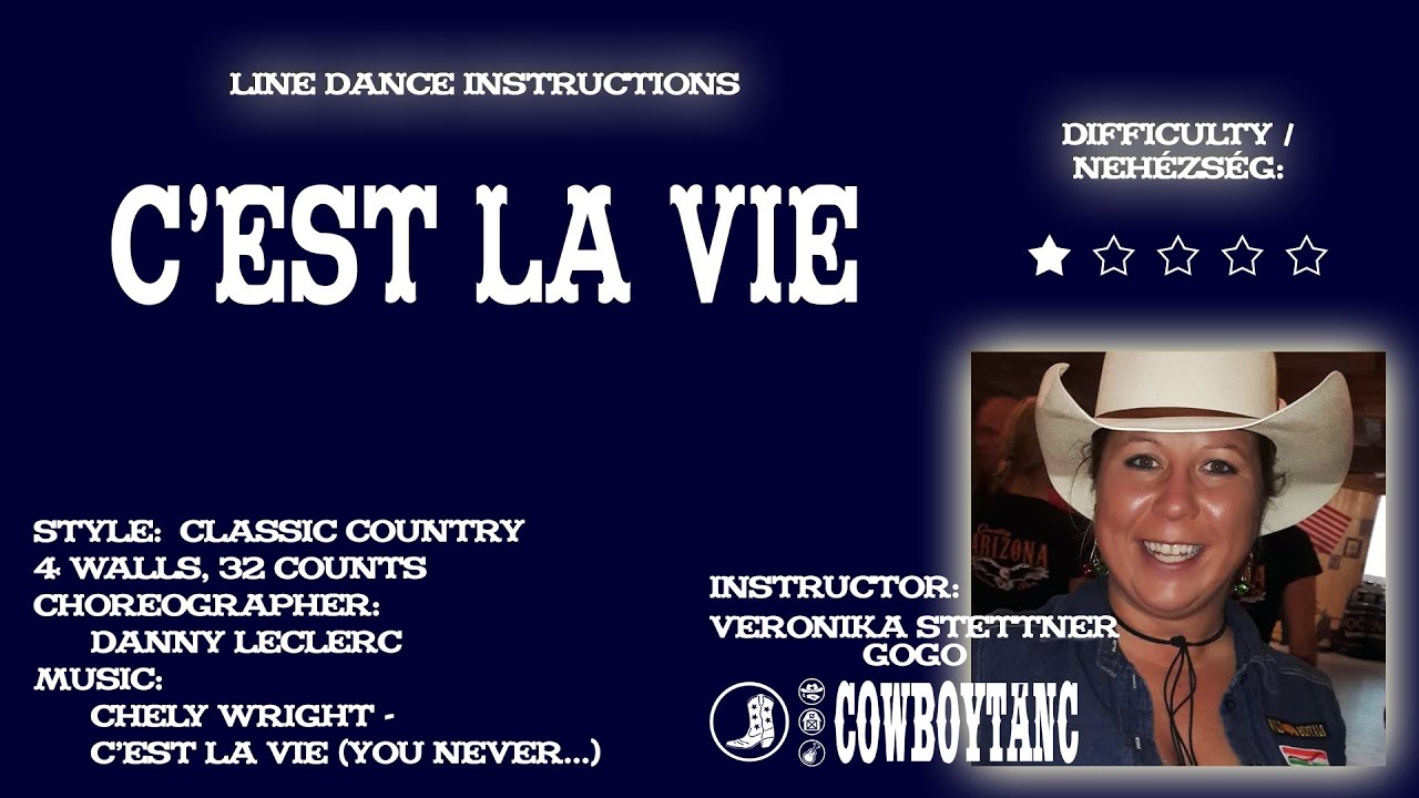 Linedance C'EST LA VIE (Teach & Dance) magyar