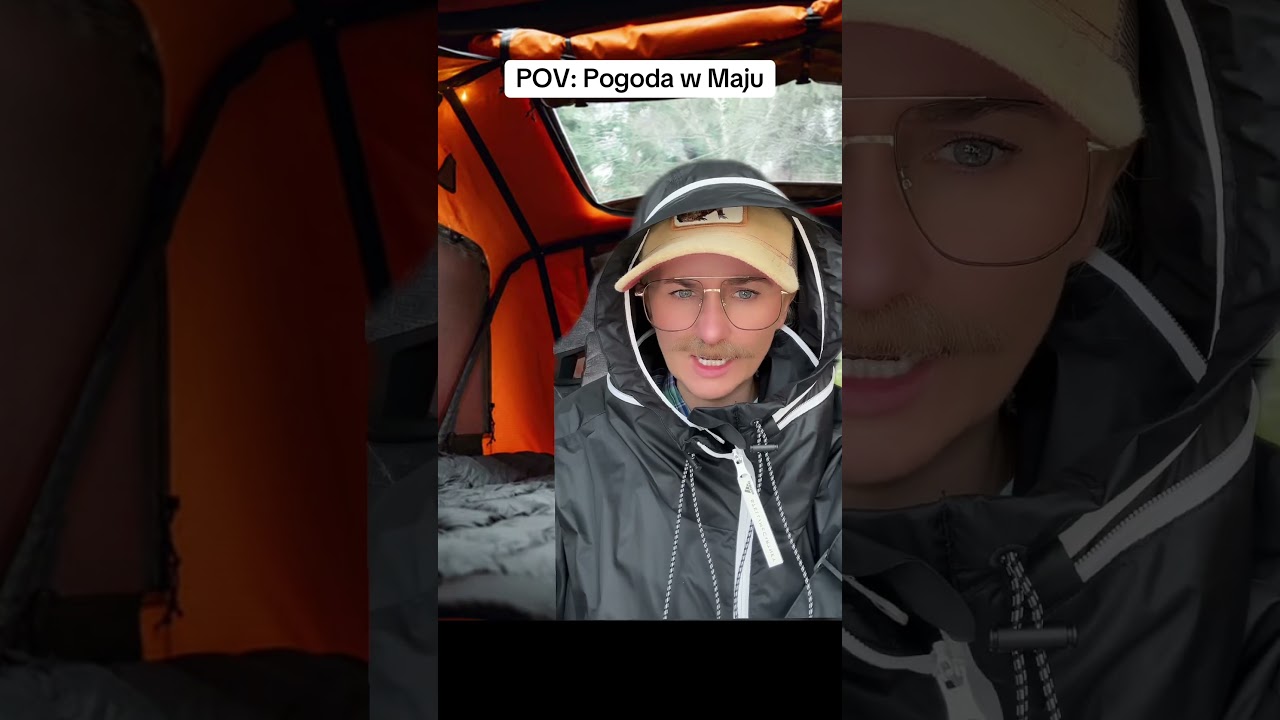 Pogoda pod namiotem 🏕️ #mili0nerka #comedy #humor #maj&oacute;wka #pogoda #survival #camping #rodzina