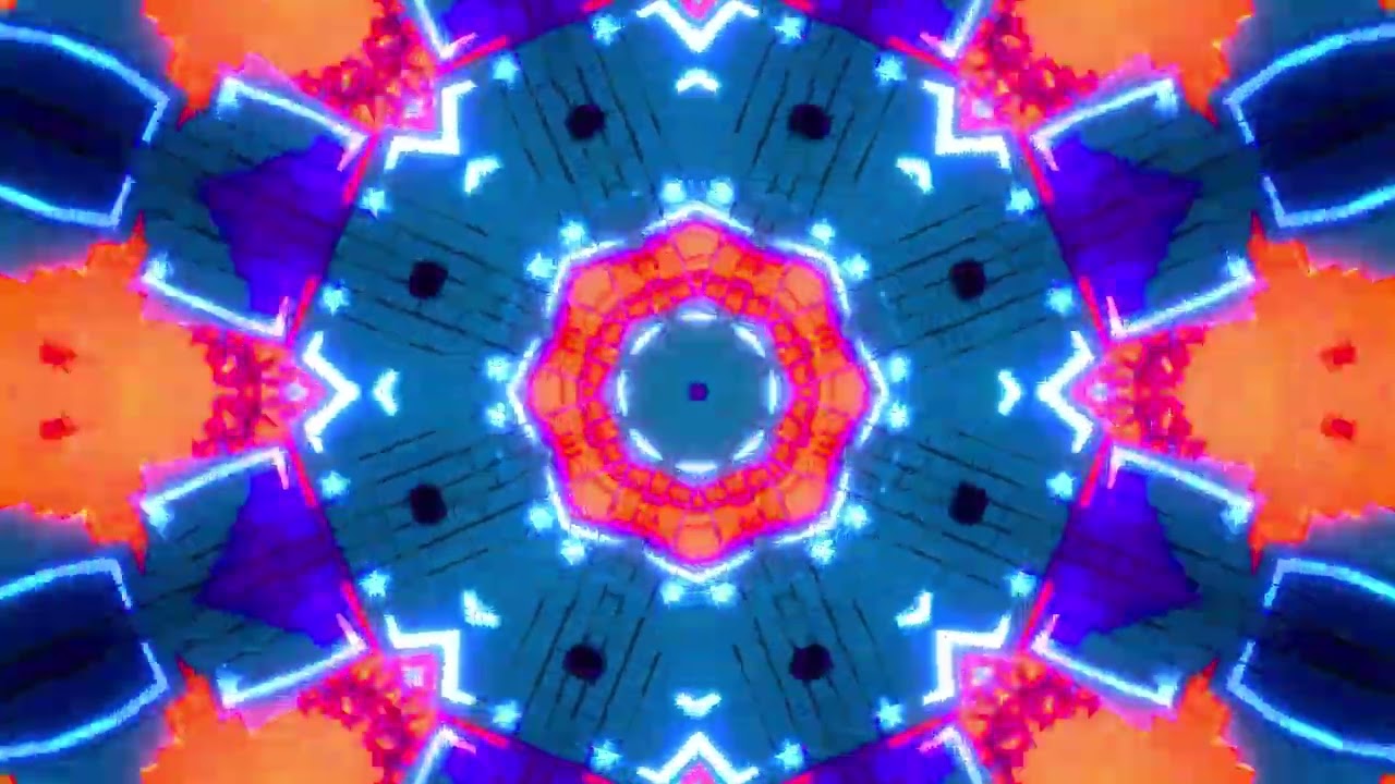 ⚡ Chakra Balancing Kaleidoscope | Healing Frequencies Visual Journey ❊60fps ✨
