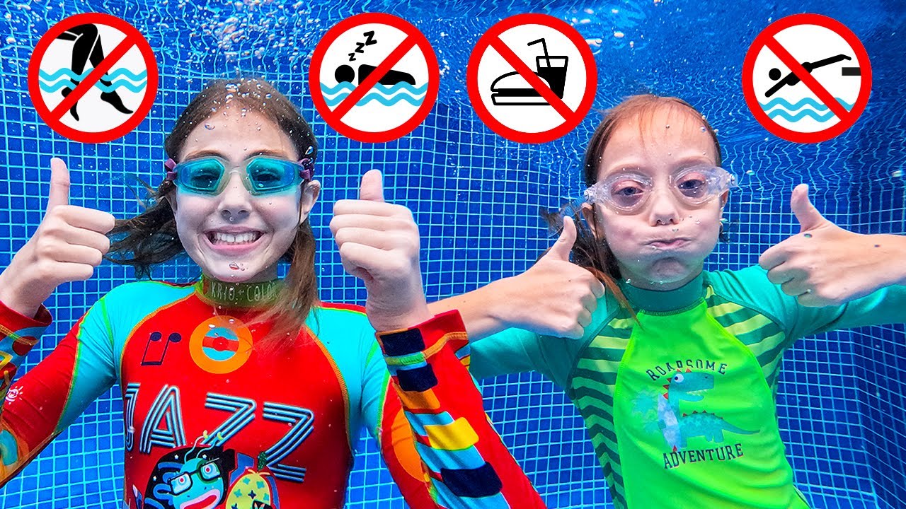 パパと学ぶプールの安全ルール！🏊‍♂️🛡️✨