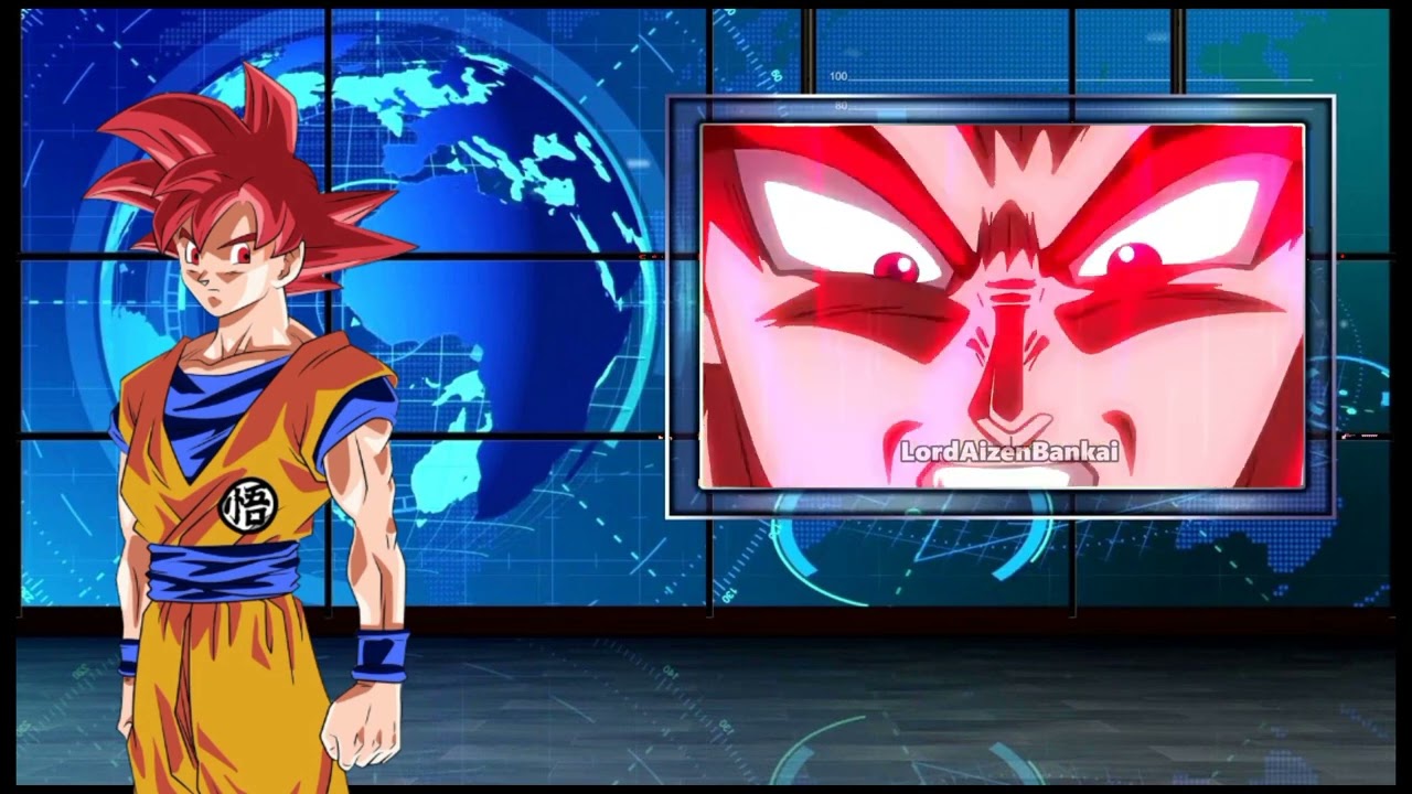 Goku reacts infinity-Super saiyan infinity