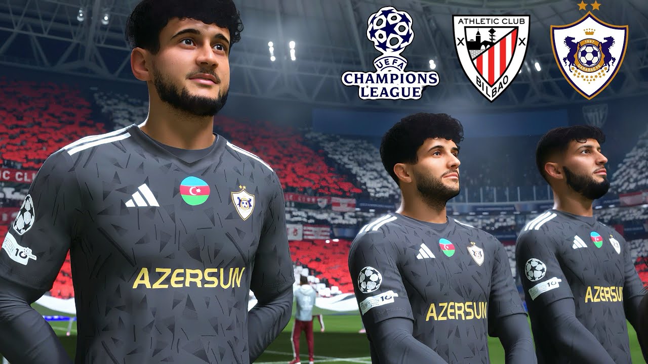 ATHLETIC CLUB vs QARABAĞ | UEFA CHAMPIONS LEAGUE | FC 26 