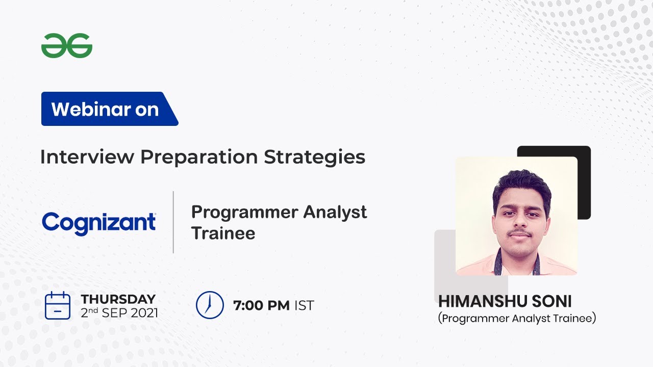 Cognizant Interview Preparation Strategies