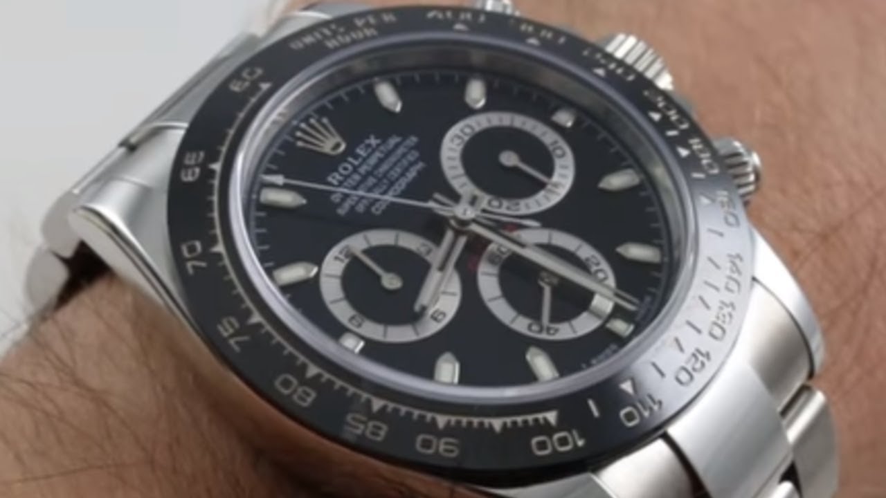 Rolex Daytona Ceramic 116500LN Black Dial Luxury Watch Review