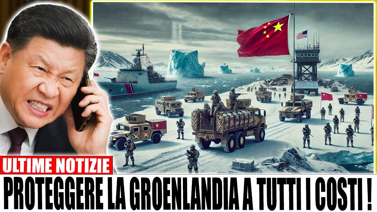 Trump ha perso il momento : la Cina invia forze militari per difendere la Groenlandia