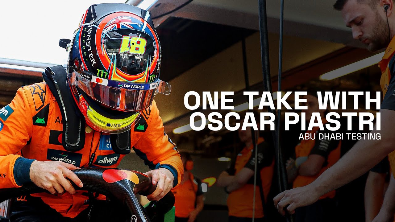 Pre-Session One Take | Oscar Piastri | Abu Dhabi Testing