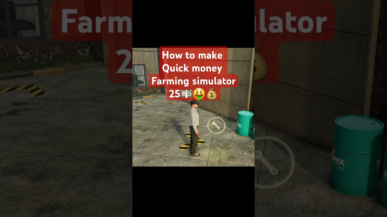 How to make quick money in Farming Simulator 25 #farmingsimulator25 #farmingsimualtor #fs25