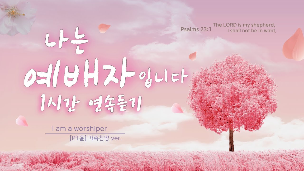 나는 예배자입니다 🎵 찬양 연속듣기 [PT윤] 가족찬양 ver.