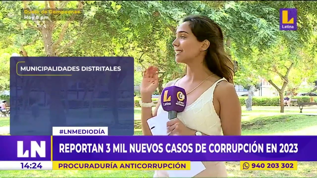 Perú: reportan 3 mil nuevos casos de corrupción en el 2023