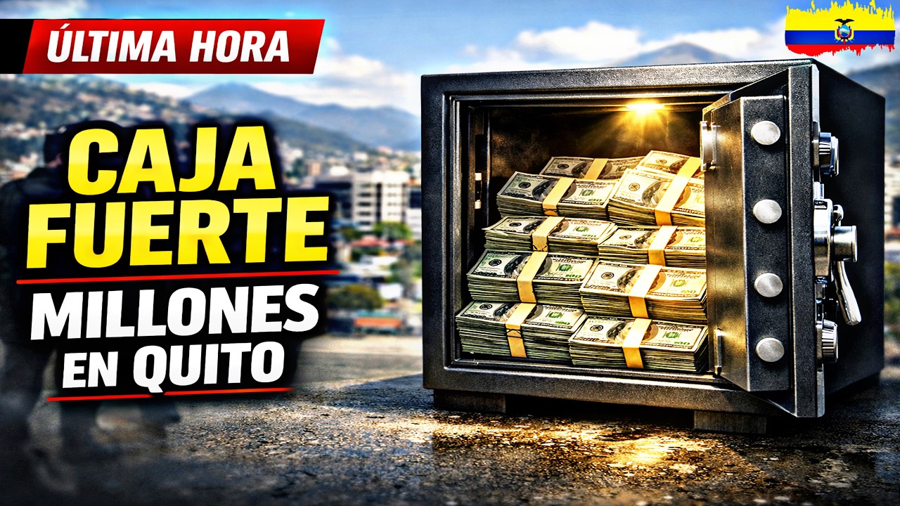 🚨 &Uacute;LTIMA HORA: Descubren caja fuerte con millones en quito