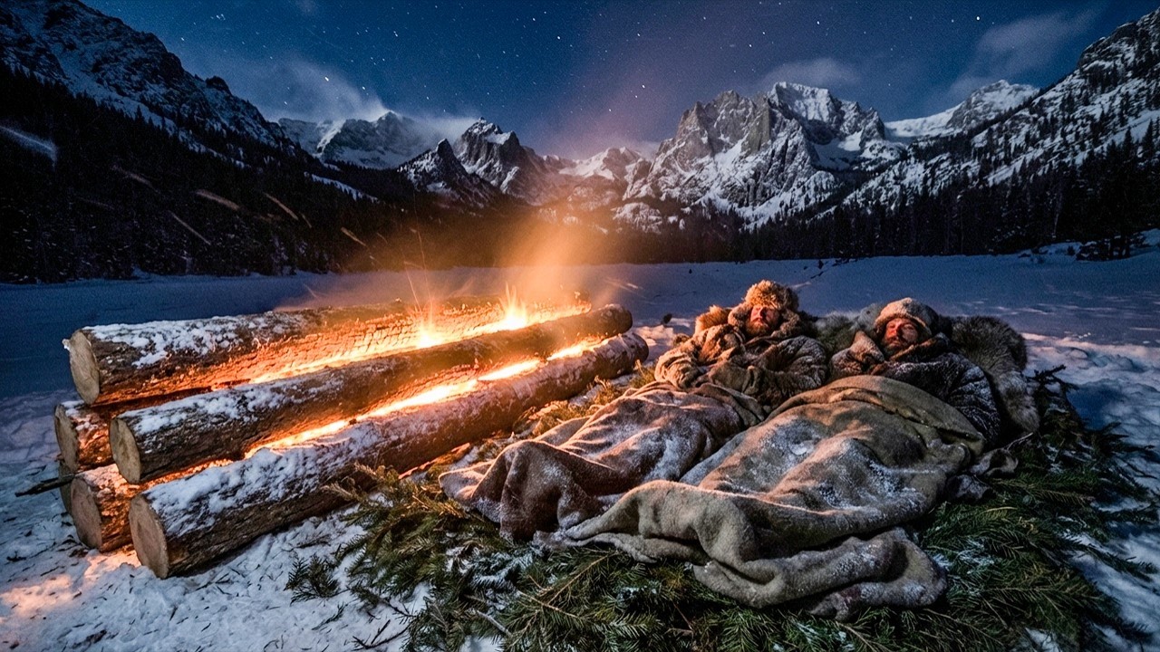 How Frontier Scouts Slept Without A Tent In -30°F Winds