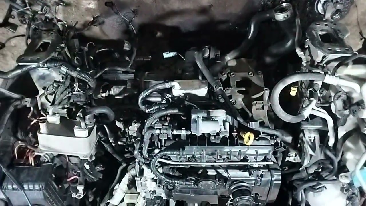 Снять мотор  в гараже без подъемника и ямы пассатБ6#