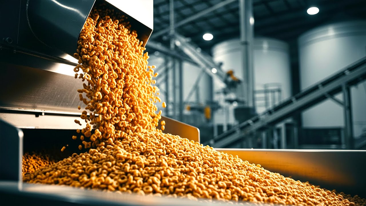 Inside a Large-Scale Breakfast Cereal Factory: How Cereal Is Made at Industrial Scale