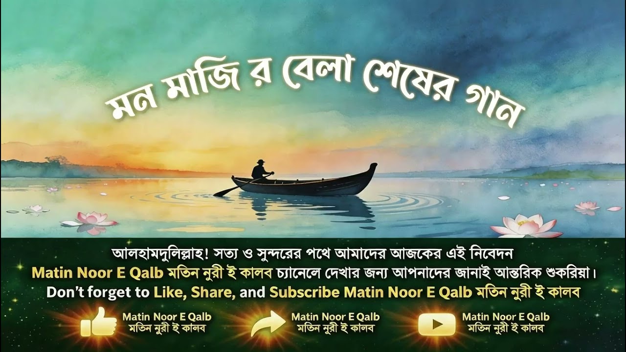 মন মাঝি র বেলা শেষের গান