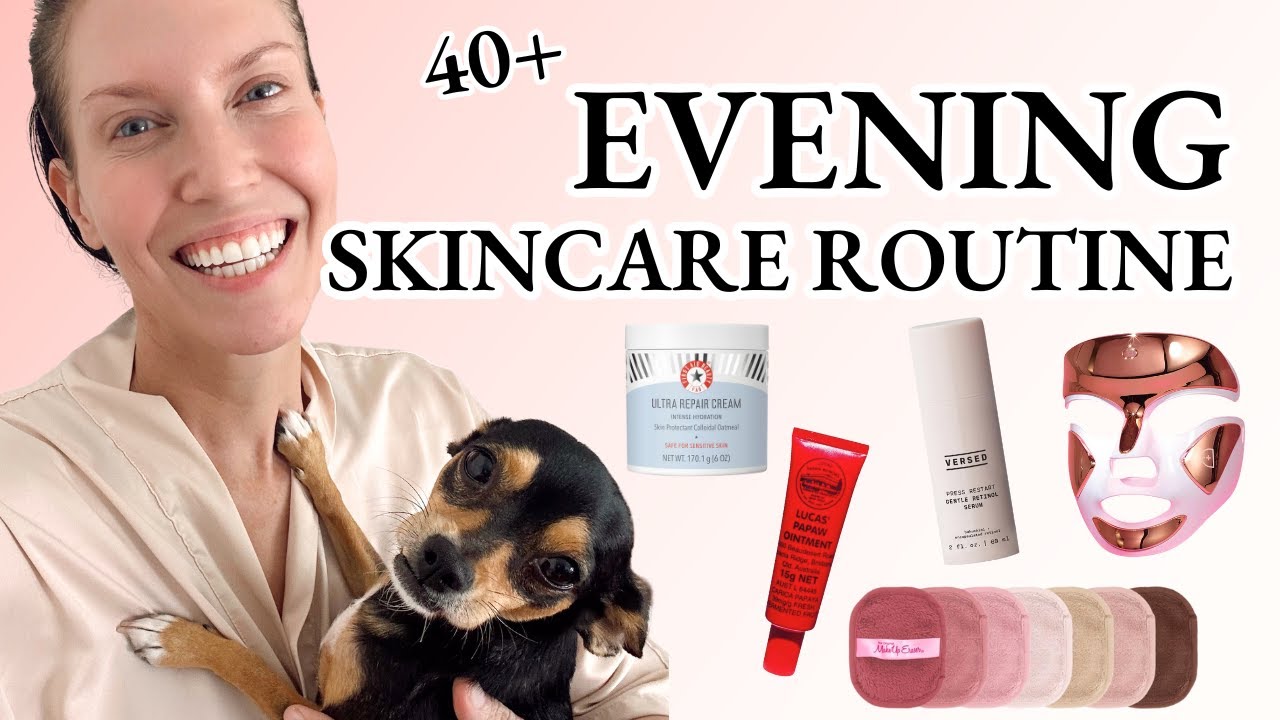 Get GLOWING Skin Over 40 with This Anti Aging Evening Skincare Routine!