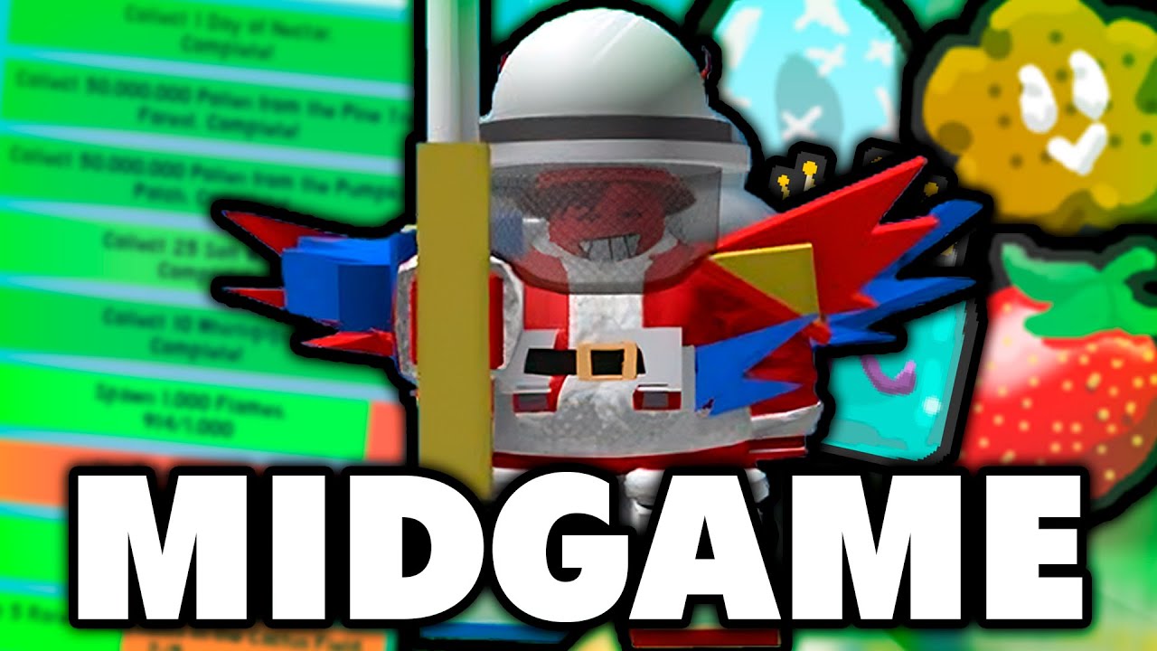 LA MEJOR GUÍA MIDGAME DE BEE SWARM SIMULATOR 🐝