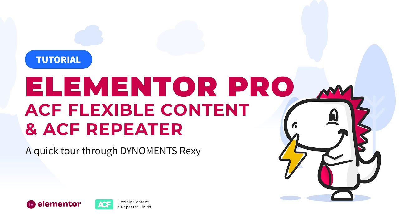 Elementor PRO with ACF Flexible Content & ACF Repeater Fields