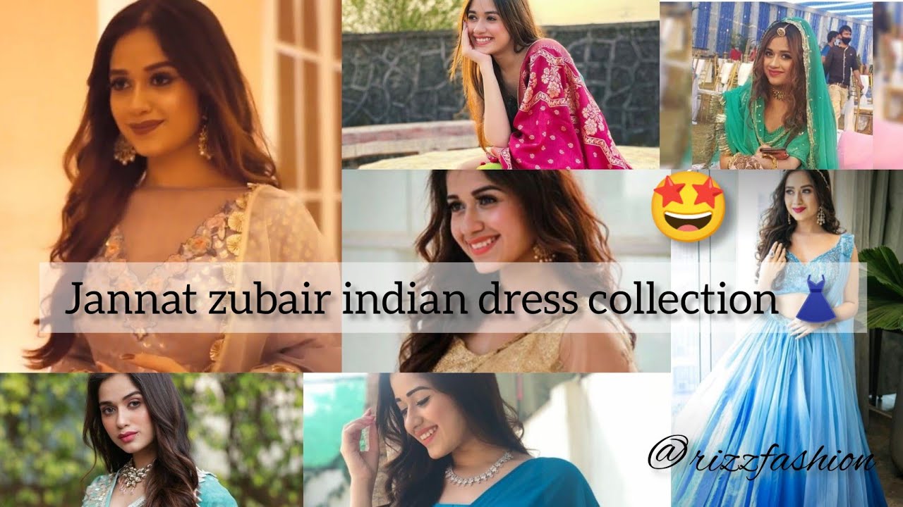 Jannat zubair in ethnic wear/jannat zubair indian dress collection #jannatzubair #fashion