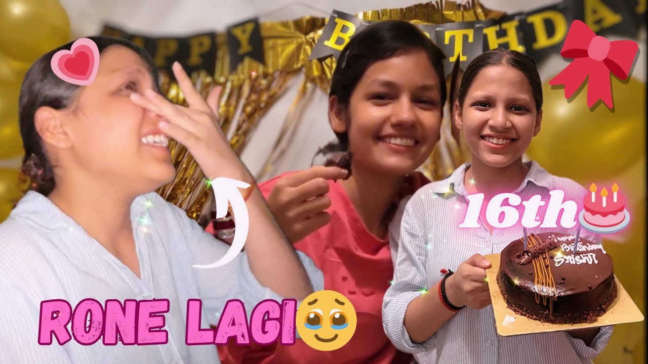Surprised my Sister on her 16th Birthday 🎀🌷🎂She CRIED 🥹💗||Priya Dhapa||