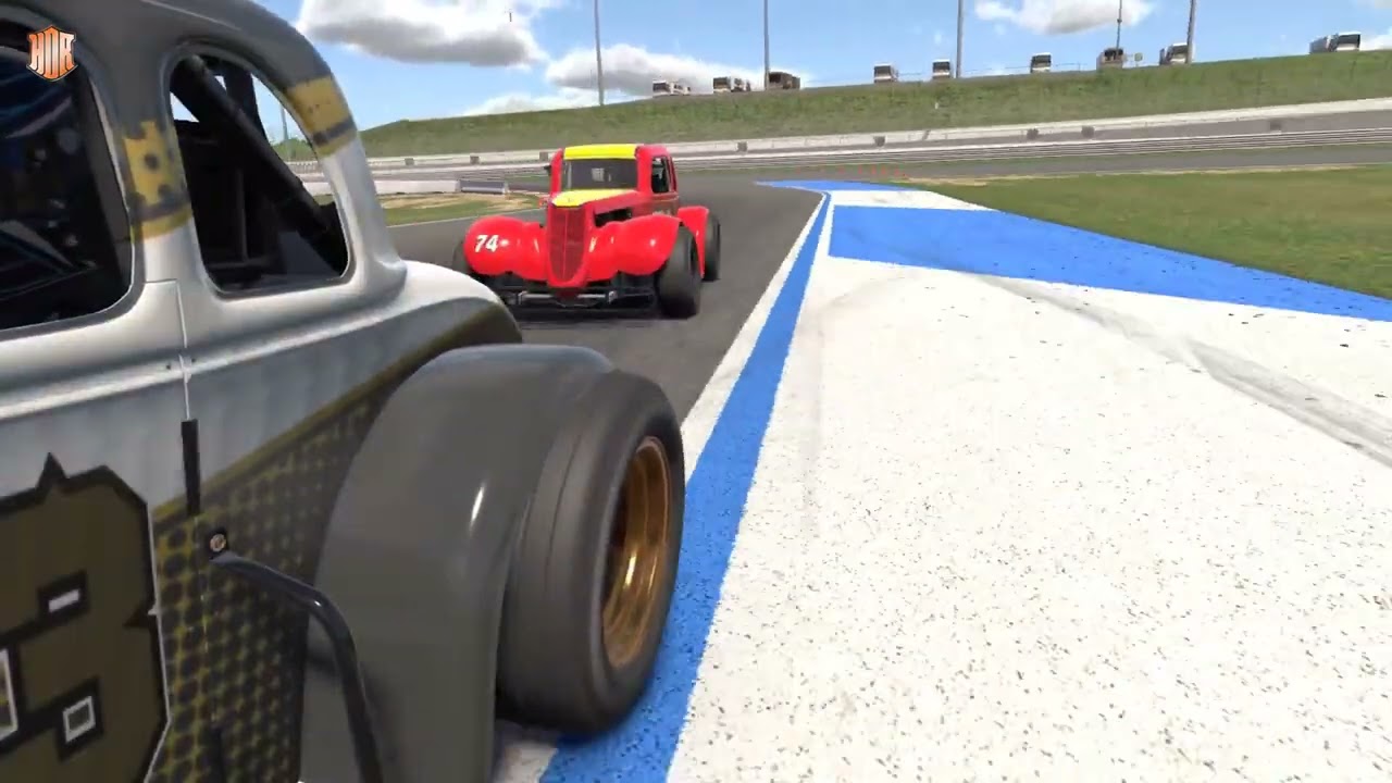 HDR Legends Ameriikan kierue Cup Charlotte Race 1 iRacing