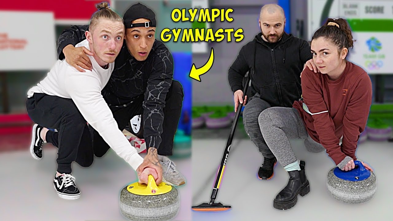ULTIMATE GYMNASTICS CURLING CHALLENGE! {Beijing 2022}