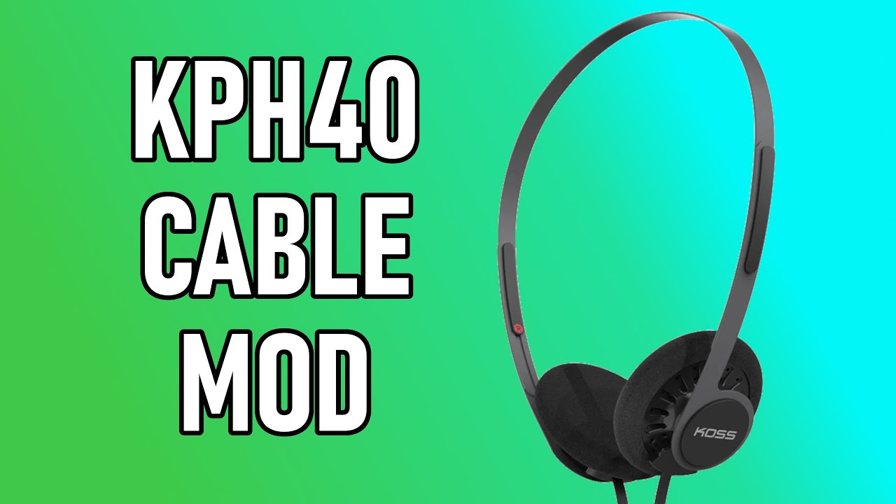 Koss Kph40 Custom Cable & Mic Mod