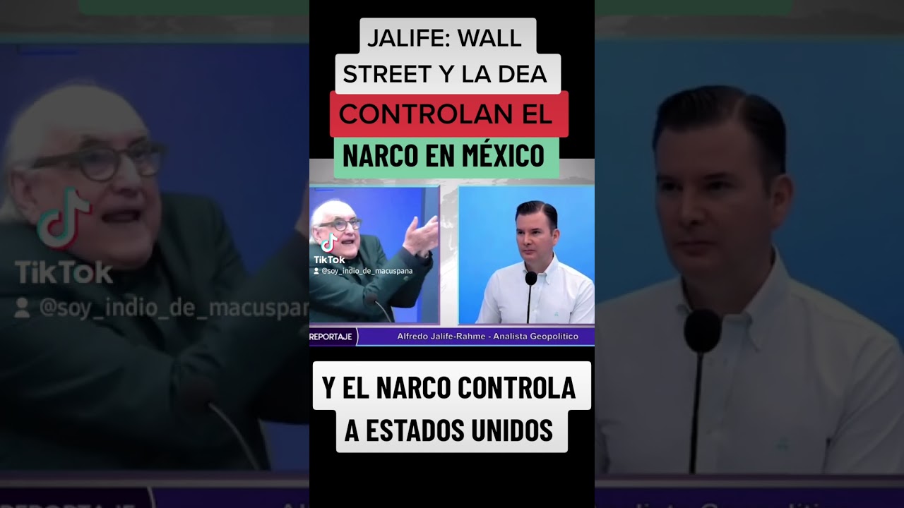 #alfredojalife: #wallstreet  y la #DEA controla el #narco en #Mexico
