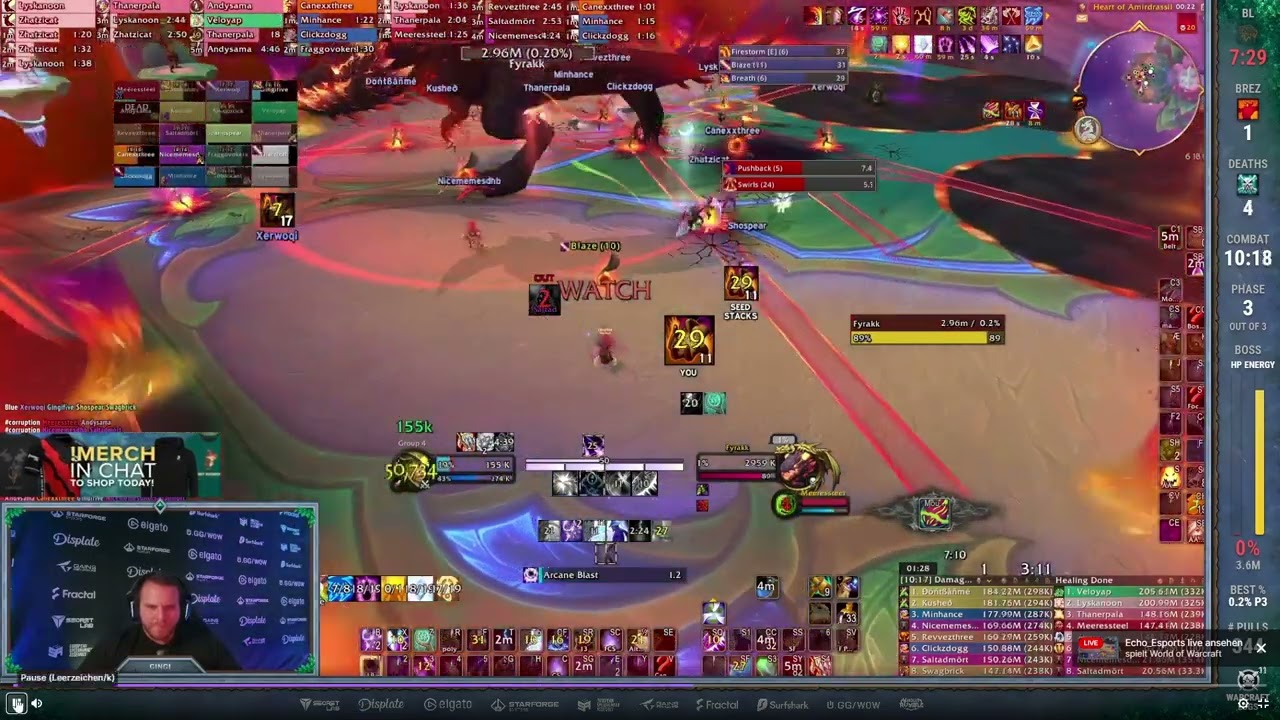 Mythic Fyrakk has been killed by Echo