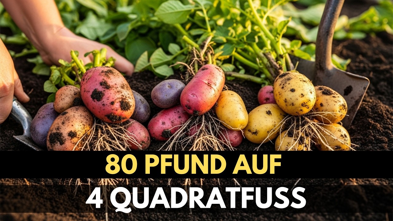 Ich Züchtete 80 Pfund Kartoffeln auf 4 Quadratfuß mit Dieser Amish Methode