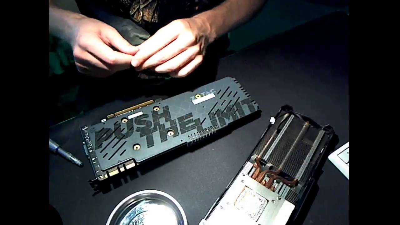 [Live] Zotac GTX 980 Ti AMP! Disassembly