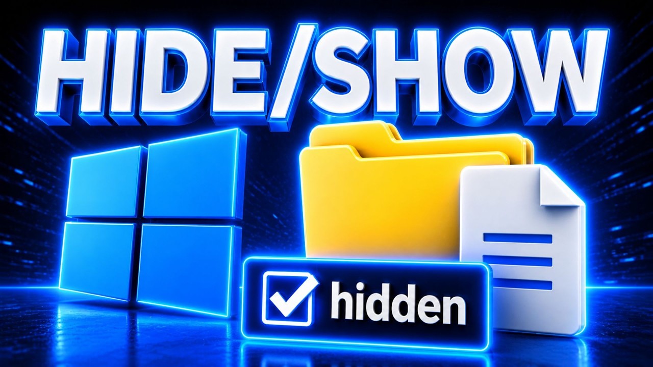 How to Hide Files and Folders in Windows 11 & 10
