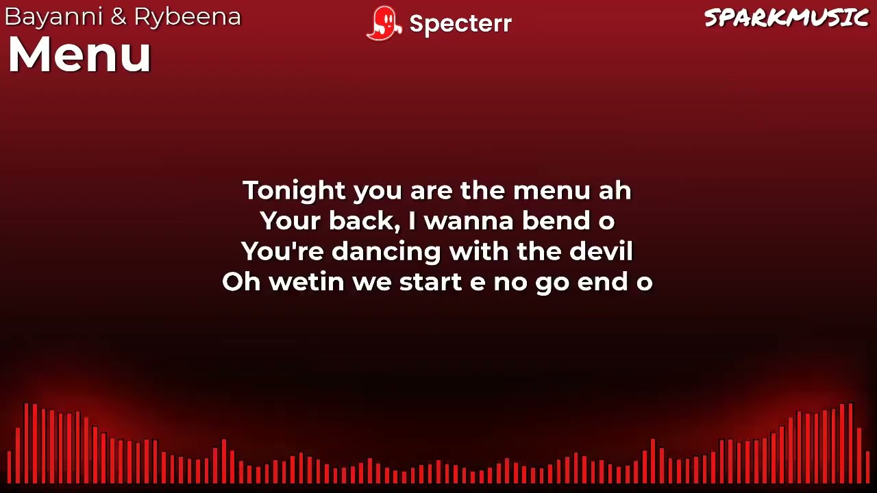 Bayanni & Rybeena - Menu (Lyrics)