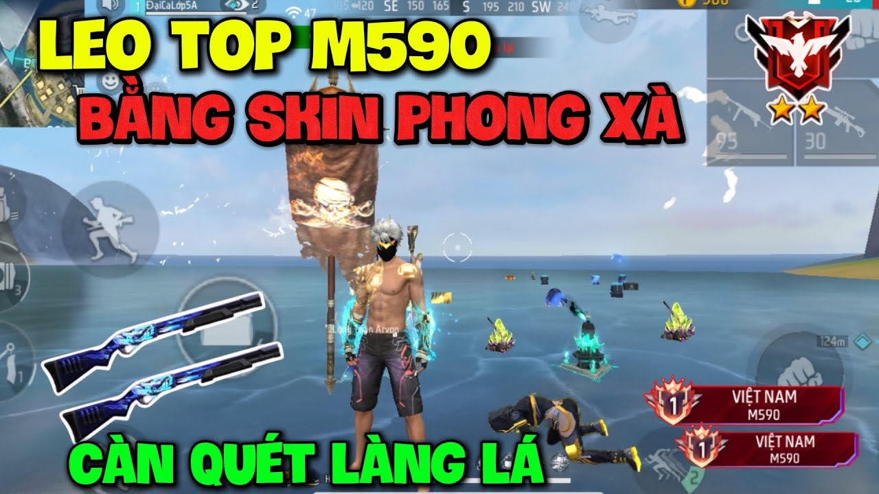 [FreeFire] Càn Quét Làng Lá Với M590 