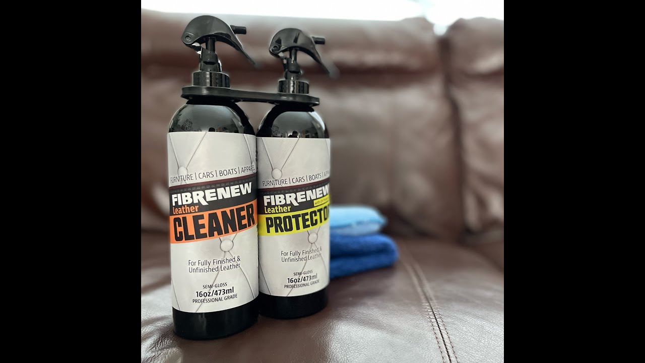 Fibrenew Leather Care Kit (Professional Grade Leather Cleaner and Protector)