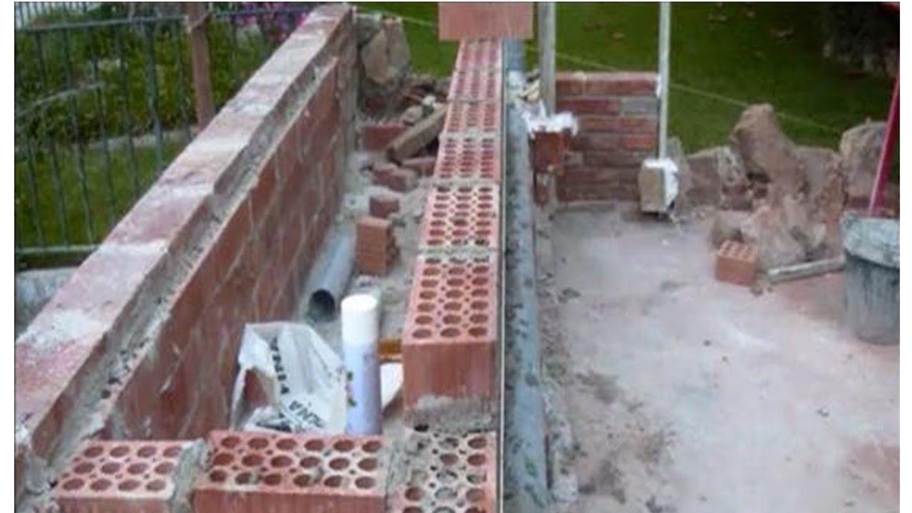 Cómo hacer una pared de ladrillo peforado (Gero) colocado con mortero M-7,5 vídeo nº 7