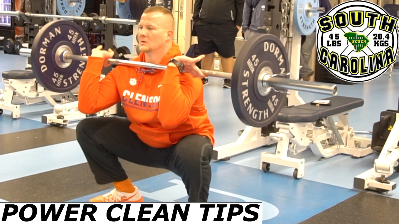Советы по технике выполнения упражнения Power Clean. Адам Смузтерман, демонстрация силовых упражн...