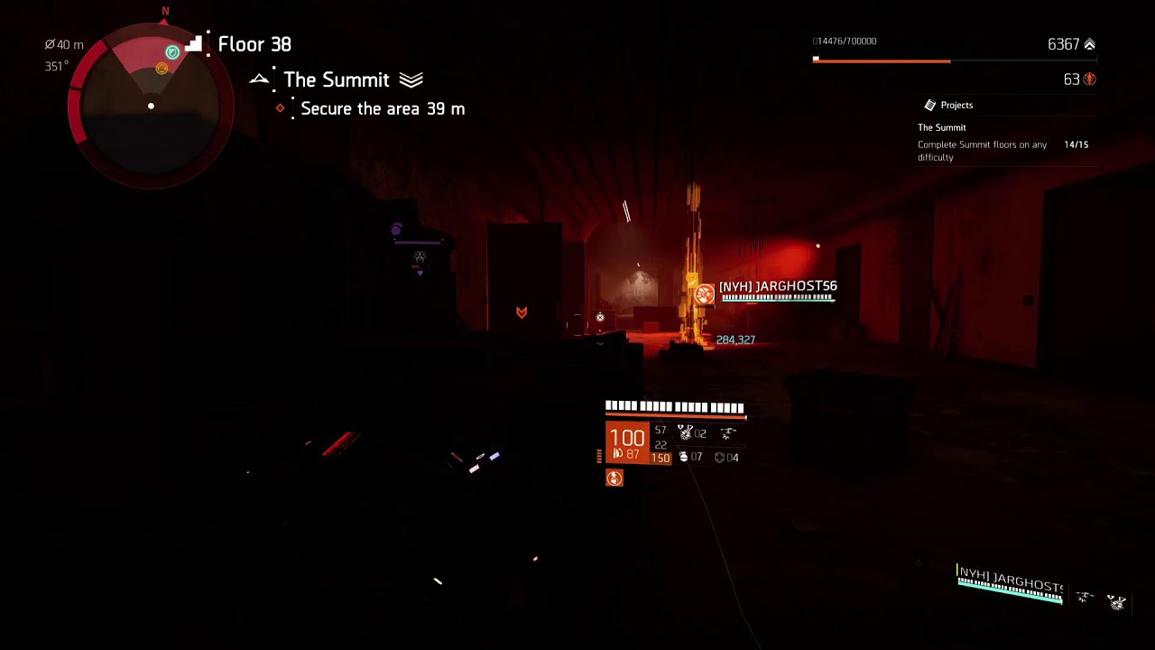 PlayStation 5 Division 2 Summit floor Run teamwork makes the dream work