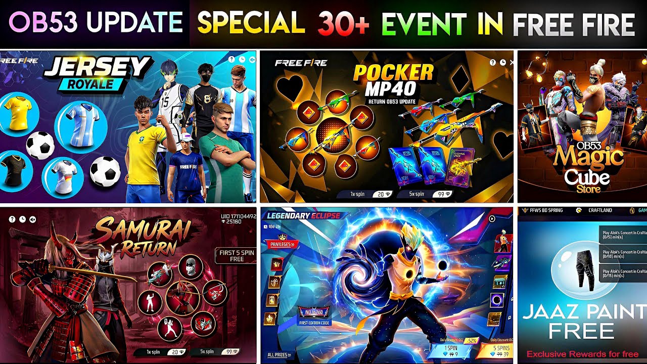 Upcoming Events in Free Fire 🤯🥳| Free Fire New Event | Ff New Event | New Event Ff