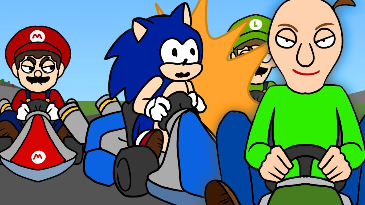 BALDI in Mario Kart